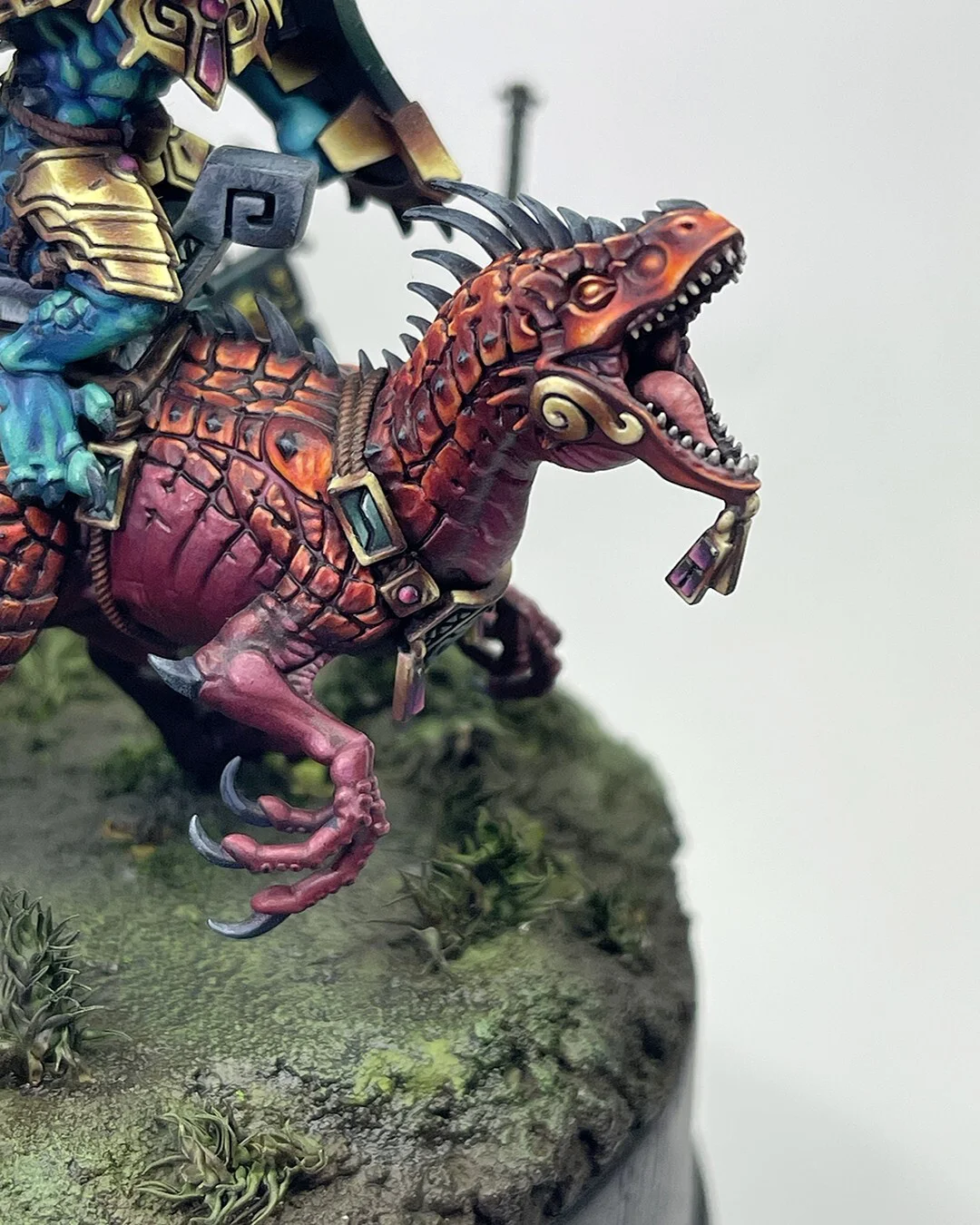 Hannasaurus Saurus Scar-Veteran on Aggradon | Putty & Paint