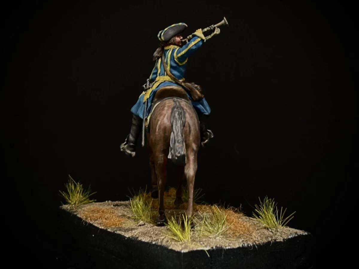 Carolean Corps Carolean Cavalry bugler 1700-1721 | Putty & Paint