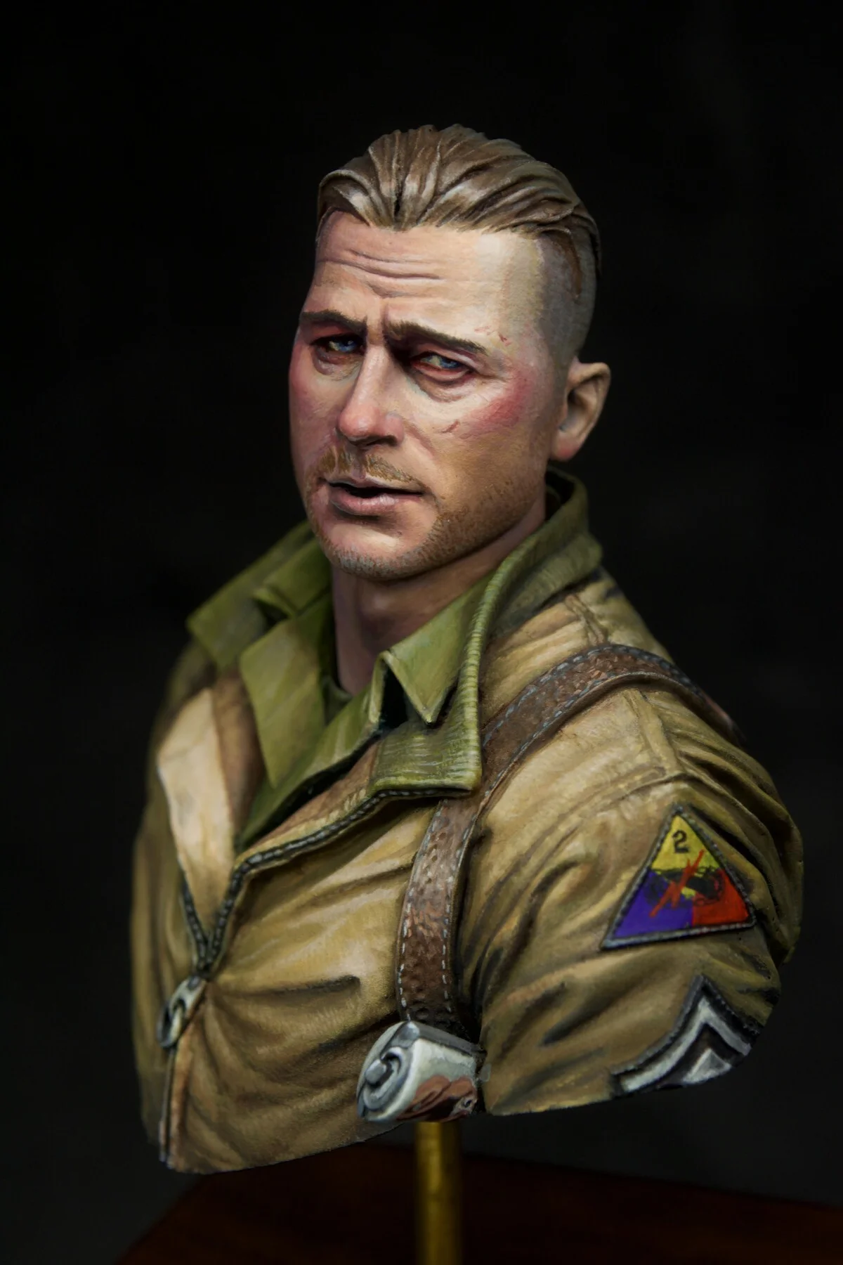 Young Miniatures Young miniatures HELL ON WHEELS 2nd Armored Division WW2 1/10 Bust ...