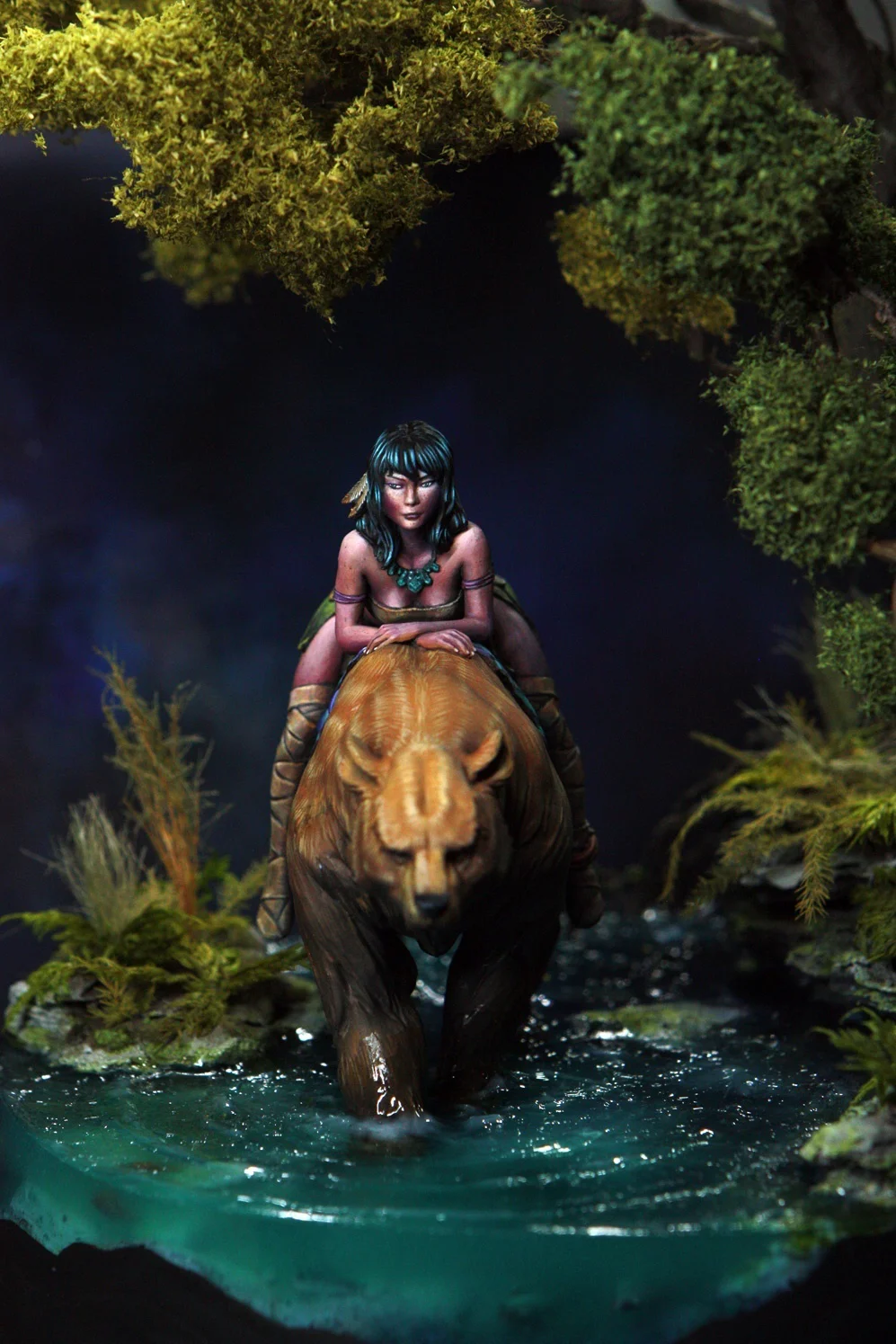 Bear Rider Bear Rider Diorama | Putty & Paint