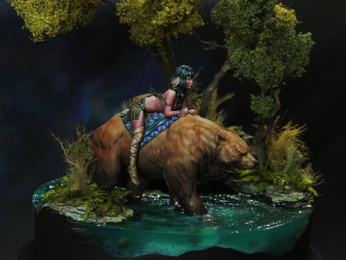 Bear Rider Bear Rider Diorama | Putty & Paint