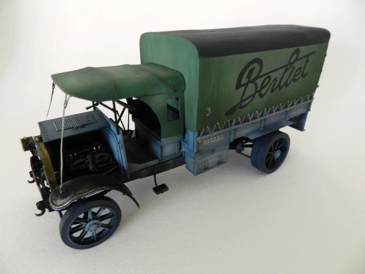 MCMVI 1/50 - Berliet Cba Tablett Bedeckt 1913 Militär 1914-18 MCMVI 1/50 - Berliet Cba Tablett Bedeckt 1913 Militär 1914-18