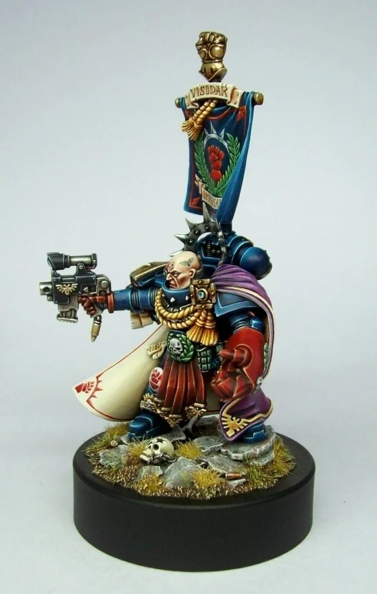 Crimson Fist Captain Visidar | Putty & Paint