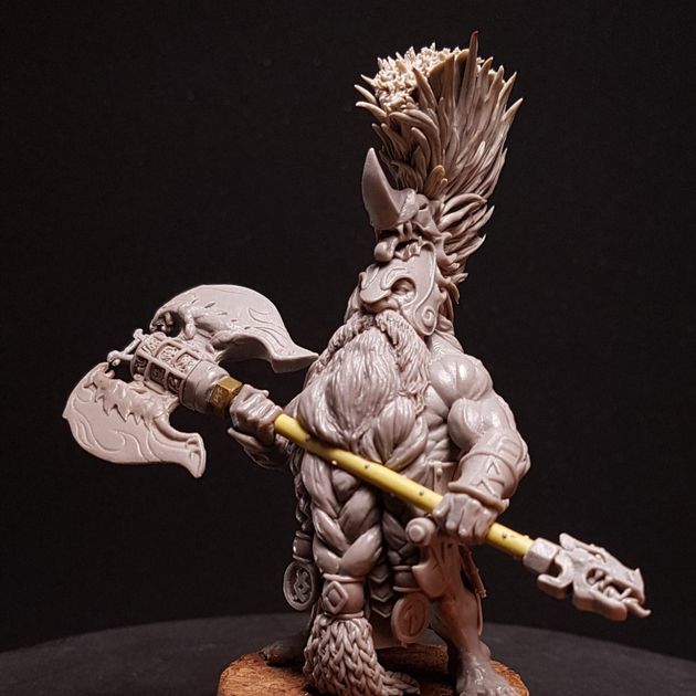 Master Fryeslayer Rune Fyreslayer | Putty & Paint