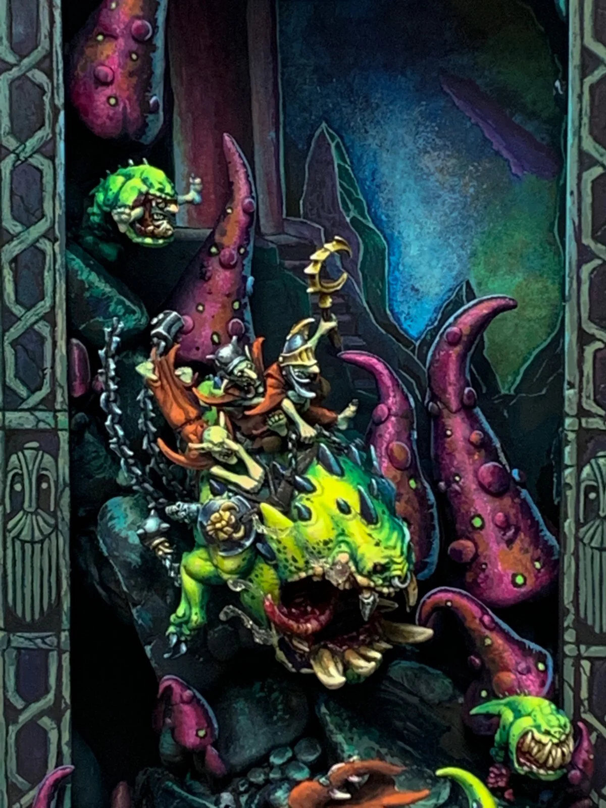 Squig Ridder Squig riders of Khaza-dumb | Putty & Paint