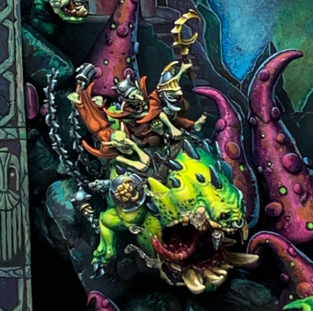 Squig Ridder Squig riders of Khaza-dumb | Putty & Paint