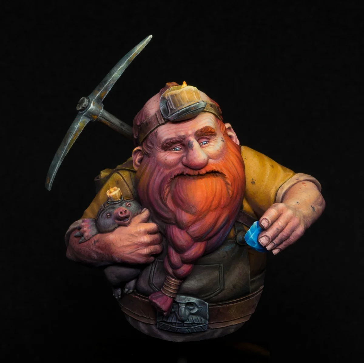 Dwarf P Dwarf Miner | Putty & Paint