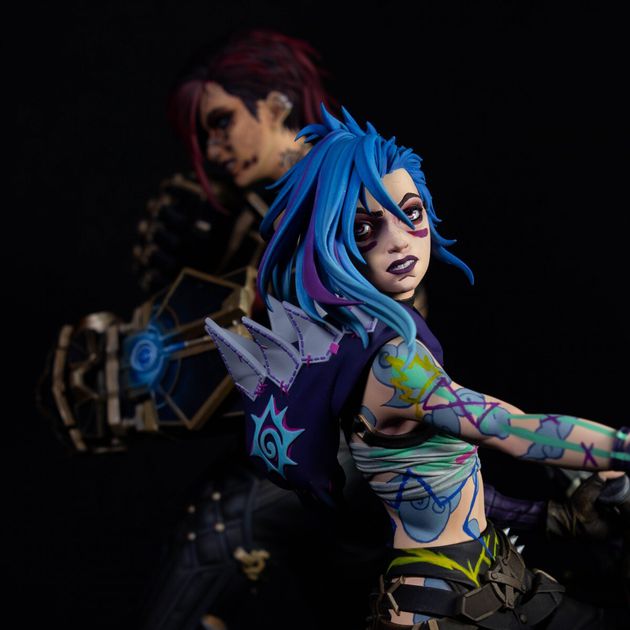 Jinx and VI from Arcane | Putty & Paint