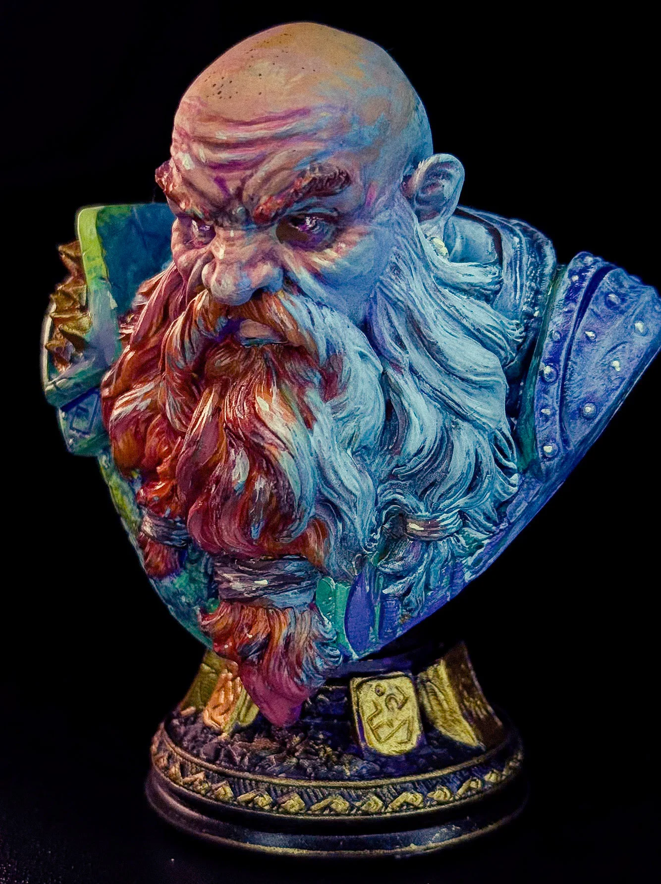 Torvin Torvin Ironhand Dwarf Warrior Bust | Putty & Paint