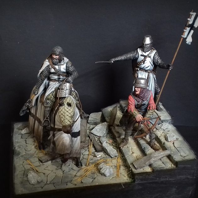 Valger Three Teutons. The defense of the castle. | Putty & Paint