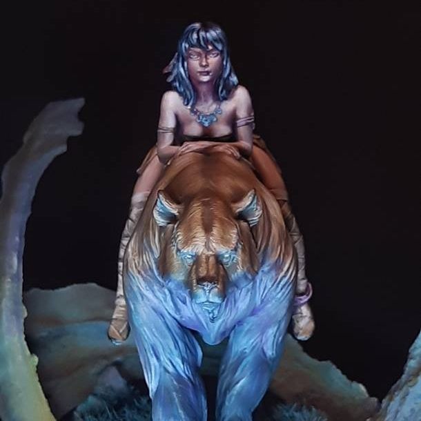 Woman Bear Rider Bear Rider | Putty & Paint