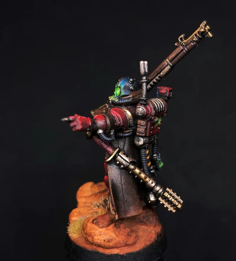Skitarii Rangers Rifle Skitarii Ranger Alpha with Galvanic rifle. | Putty & Paint