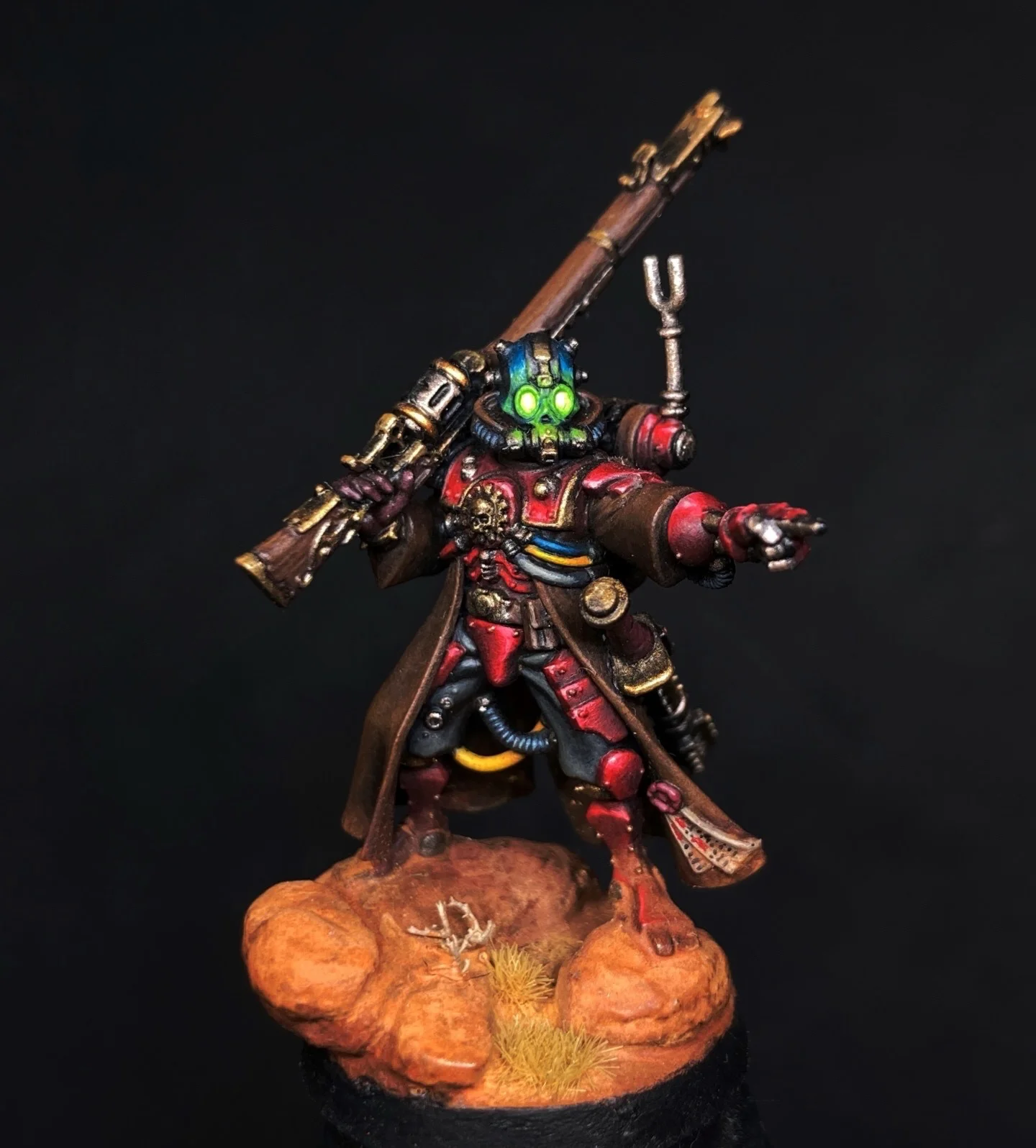 Skitarii Rangers Rifle Skitarii Ranger Alpha with Galvanic rifle. | Putty & Paint