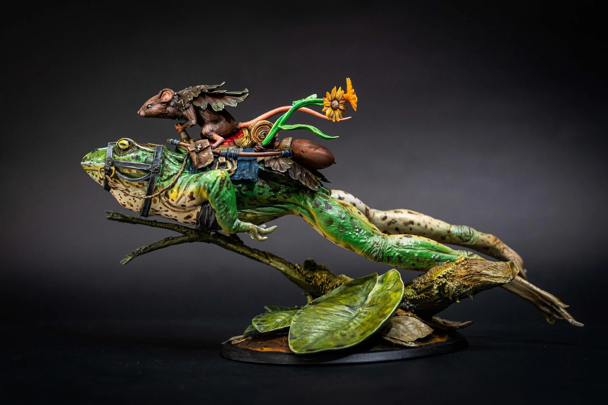 Ghost Rider Frog Frog Rider | Putty & Paint