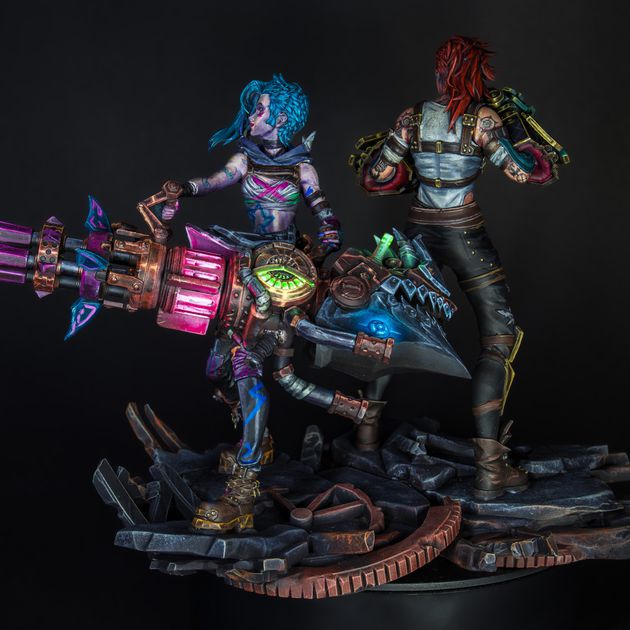 Jinx and Vi | Putty & Paint